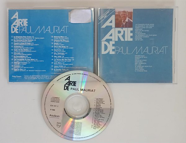 Cd a Arte de Interprete Paul Mauriat (1988) [usado]