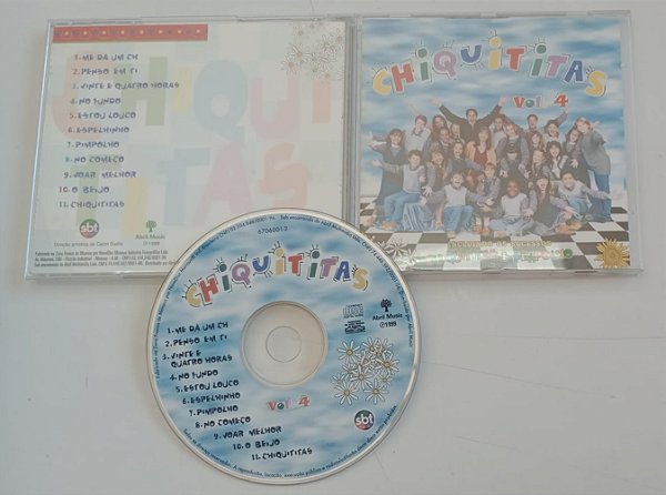 Cd Vol. 4 Interprete Chiquititas (1999) [usado]