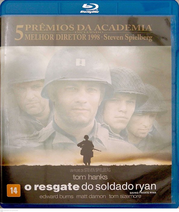 Dvd [blu-ray] o Resgate do Soldado Ryan Editora Steven Spielberg (2016) [seminovo]