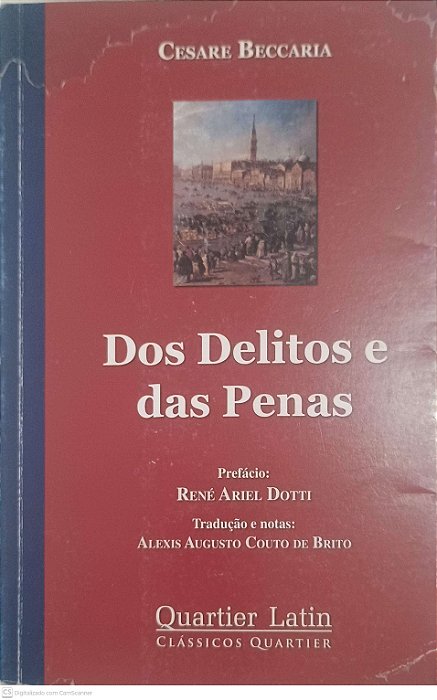 Livro dos Delitos e das Penas Autor Beccaria, Cesare (2005) [usado]