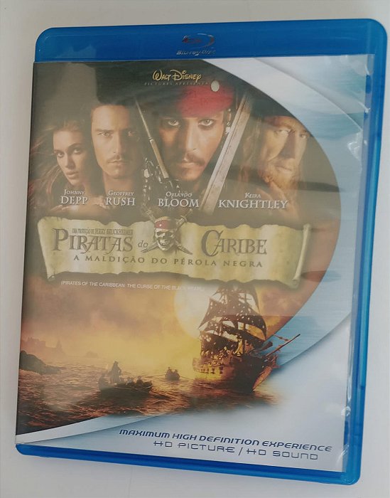 Dvd [blu-ray] Piratas do Caribe 1 Editora [seminovo]