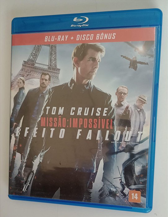 Dvd [blu-ray] Missão Impossível - Efeito Fallout Editora (2018) [seminovo]