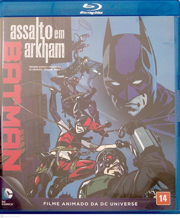 Dvd [blu-ray] Batman - Assalto em Arkham Editora (2014) [seminovo]