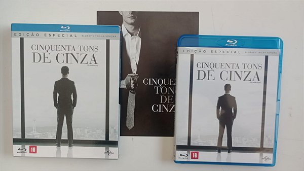 Dvd [blu-ray Ed. Especial] Cinquenta Tons de Cinza Editora (2015) [seminovo]