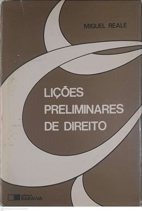 Livro Lições Preliminares de Direito Autor Reale, Miguel [usado]