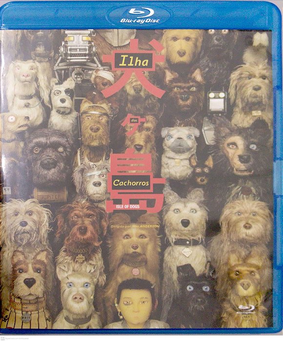 Dvd [blu-ray] Ilha dos Cachorros Editora Wes Anderson (2018) [seminovo]