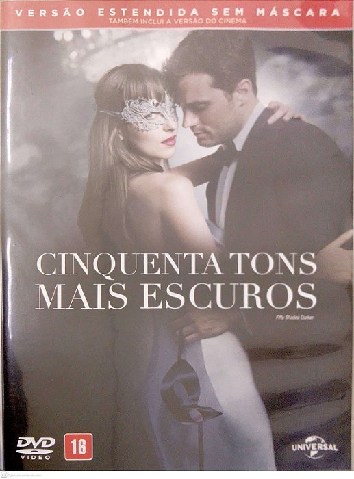 Dvd Cinquenta Tons Mais Escuros (versão Estendida sem Máscara) Editora (2017) [seminovo]