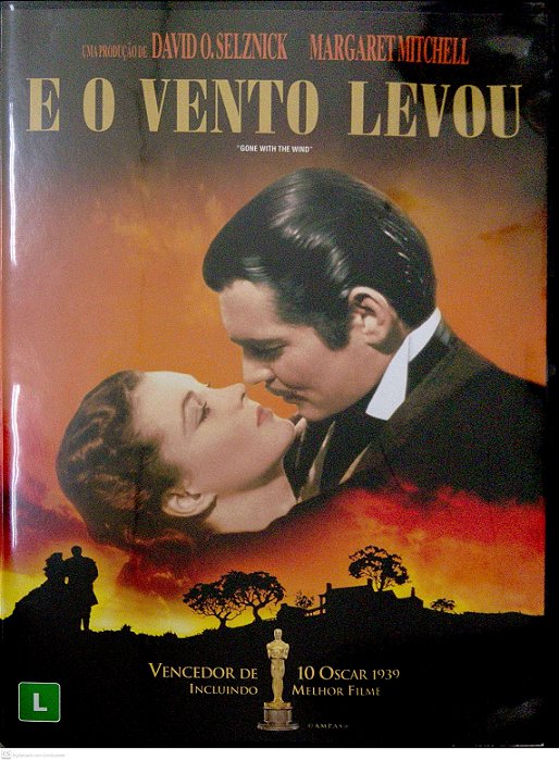 Dvd e o Vento Levou (2 Discos) Editora David O. Selznick (2012) [seminovo]