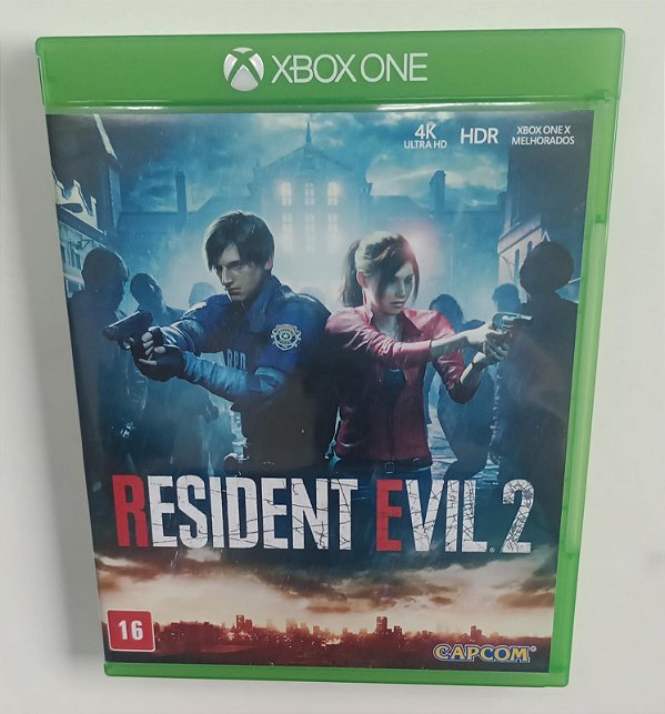 Dvd [jogo Xbox One] Resident Evil 2 Editora (2019) [seminovo]