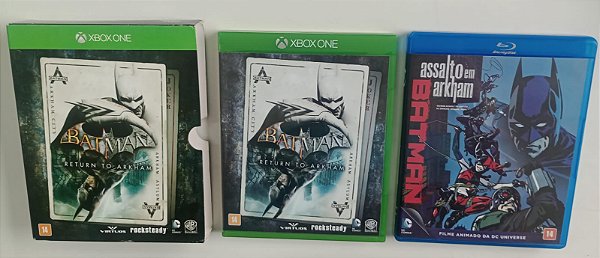 Dvd [jogo Xbox One] Batman - Return To Arkham / Edicao Limitada Editora (2016) [usado]