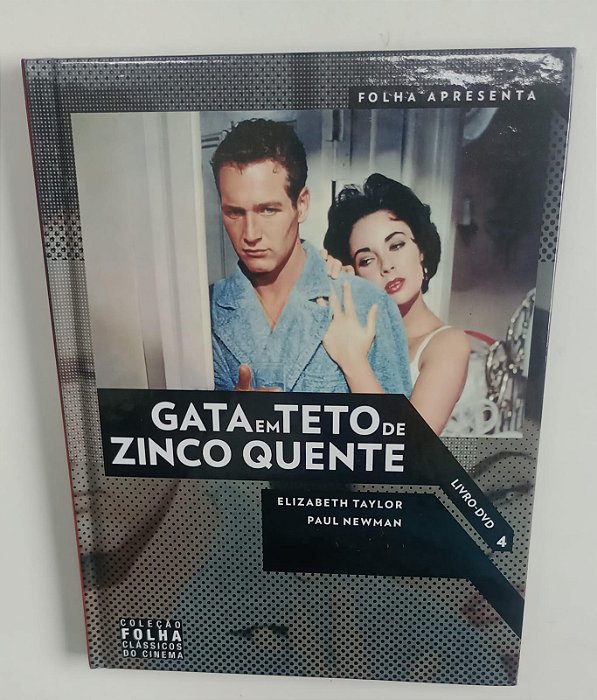 Dvd Gata em Teto de Zinco Quente / Coleção Folha de Sp 4 Editora (2009) [seminovo]