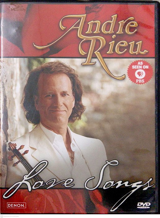 Dvd Andre Rieu - Love Songs Editora (2005) [usado]