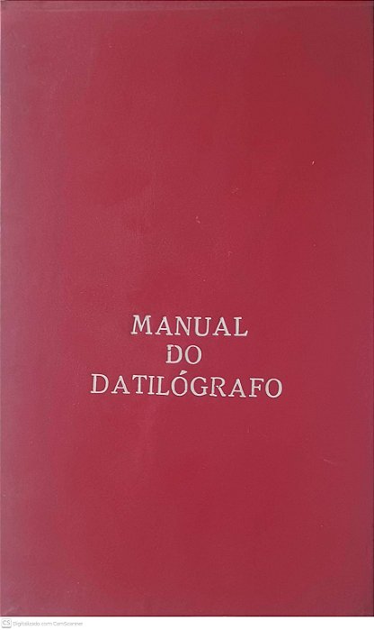 Livro Manual do Datilógrafo Autor Gentile, Fernando Hernani (1971) [usado]