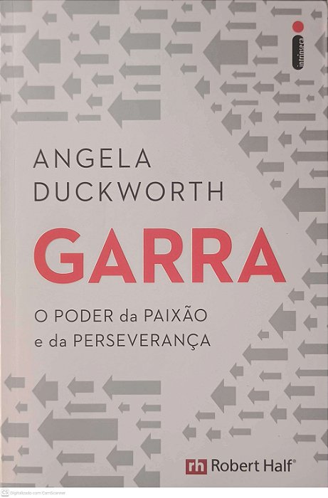 Livro Garra Autor Duckworth, Angela (2016) [usado]