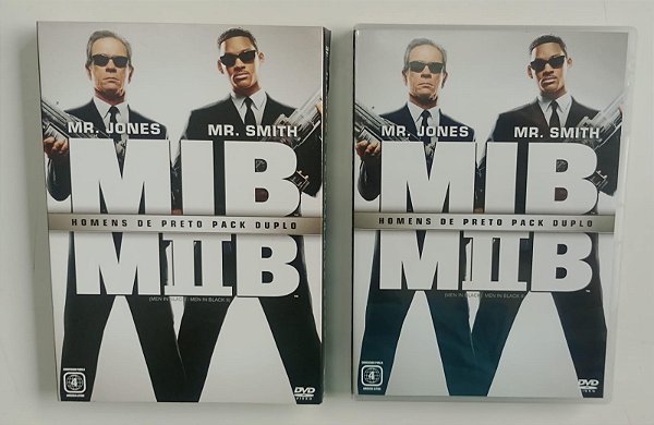 Dvd Mib 1 e 2 / Homens de Preto Editora (2012) [usado]