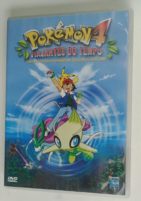 Dvd Pokemon 4 - Viajantes do Tempo Editora (2005) [usado]