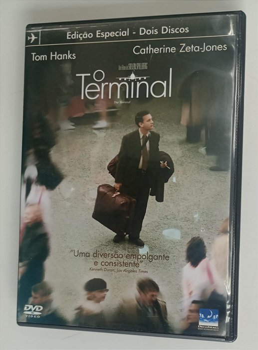 Dvd o Terminal / 2 Discos Editora Steven Spielberg (2005) [usado]