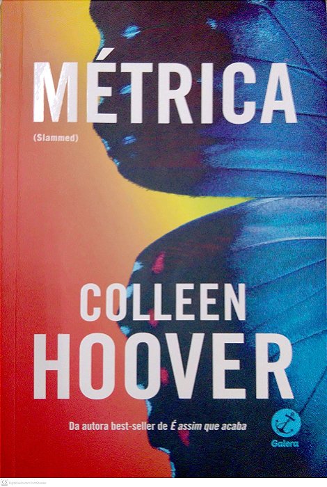 Livro Métrica (slammed; 1) Autor Hoover,colleen (2023) [seminovo]