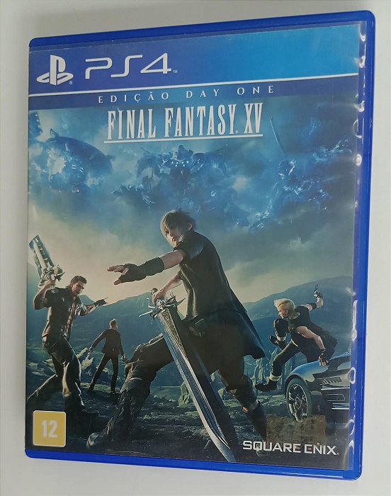 Dvd [jogo Ps4] Final Fantasy Xv Editora (2016) [seminovo]