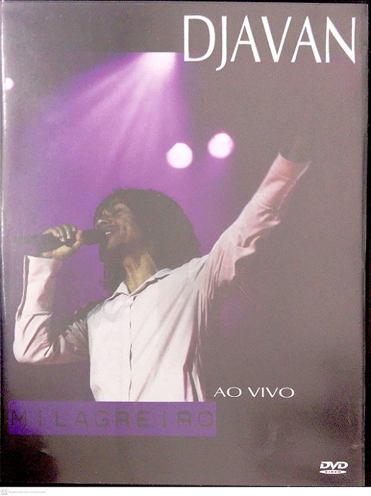 Dvd Djavan - Milagreiro (ao Vivo) Editora (2002) [seminovo]