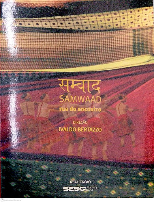 Dvd Samwaad - Rua do Encontro (2 Discos) Editora Ivaldo Bertazzo (2004) [usado]