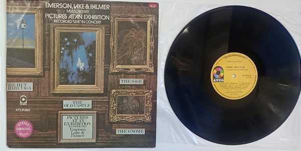 Disco de Vinil Pictures At An Exibition - Lp 1972 Interprete Emerson, Lake & Palmer (1972) [usado]