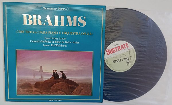 Disco de Vinil Brahms / Concerto 2 Interprete Orquestra (1983) [usado]