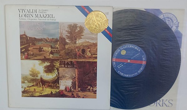 Disco de Vinil Vivaldi / Quatro Estações - Lp Interprete Lorin Maazel (1984) [usado]