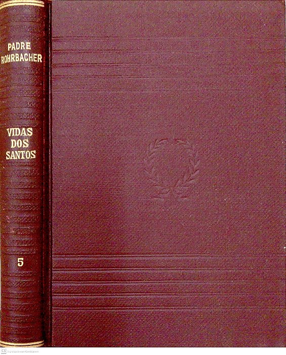 Livro Vidas dos Santos, Vol. 5 Autor Rohrbacher, Padre (1959) [usado]
