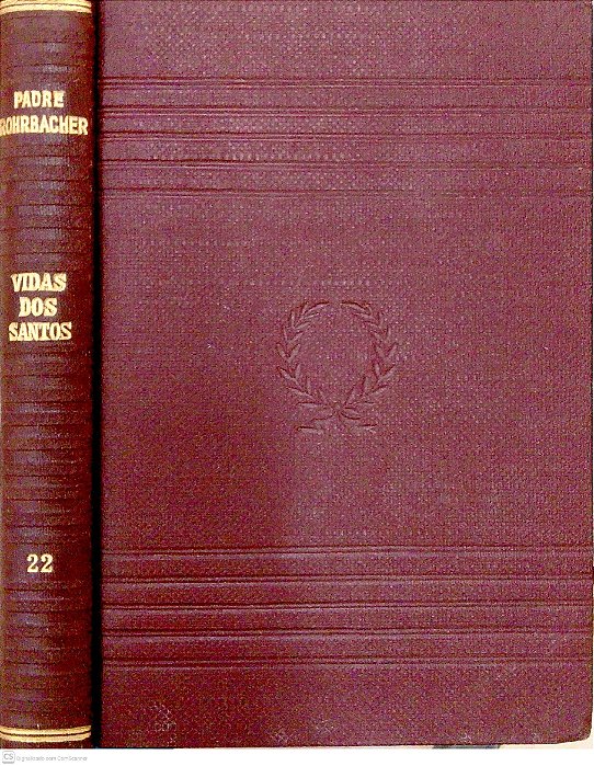 Livro Vidas dos Santos, Vol. 22 Autor Rohrbacher, Padre (1959) [usado]