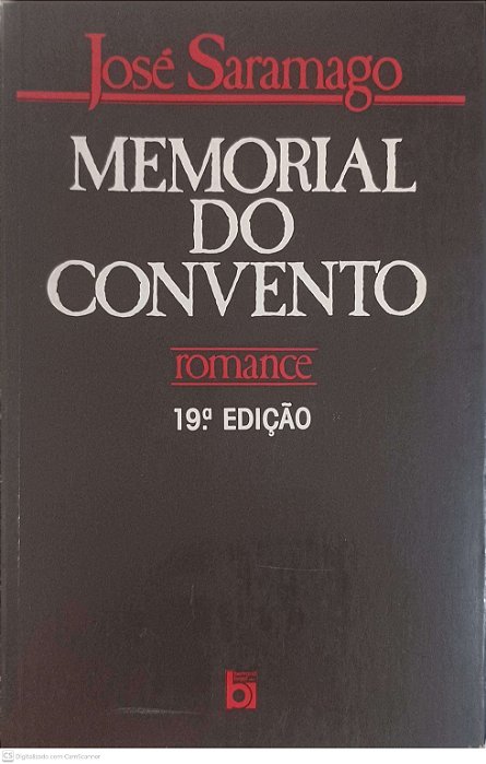 Livro Memorial do Convento Autor Saramago, José (1998) [usado]