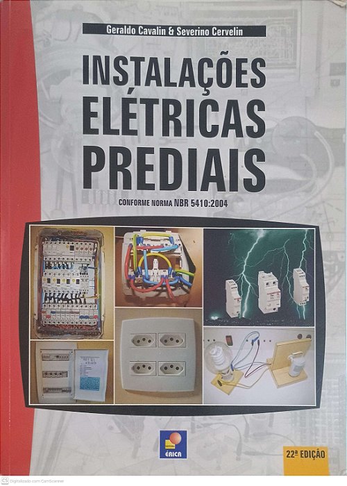 Livro Instalações Elétricas Prediais Autor Cavalin, Geraldo (1998) [usado]