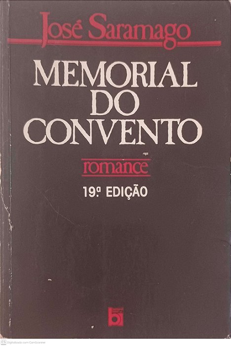 Livro Memorial do Convento Autor Saramago, José (1996) [usado]