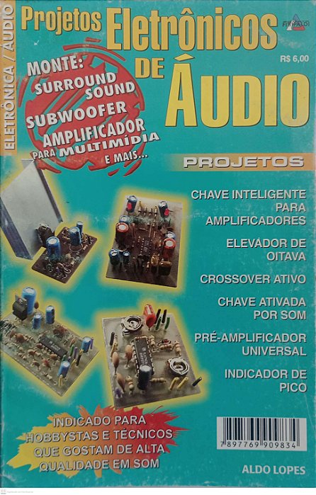 Revista Projetos Eletrônicos de Áudio Autor (1998) [usado]