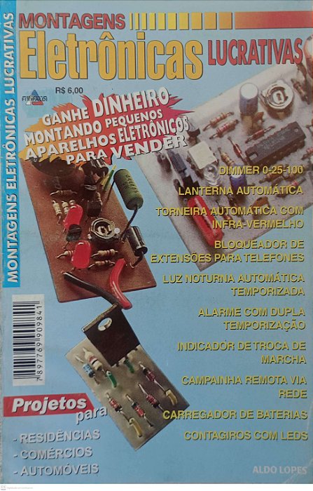 Revista Montagens Eletrônicas Lucrativas Autor (1998) [usado]