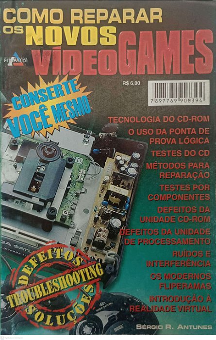 Revista Como Reparar os Novos Videogames Autor (1998) [usado]