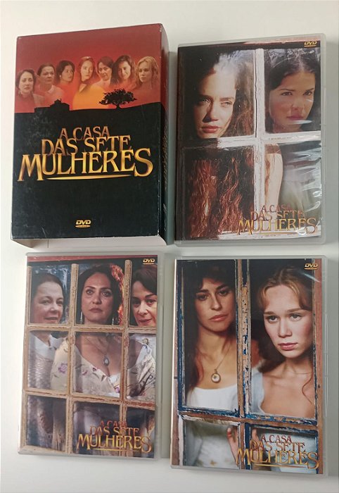 Dvd a Casa das Sete Mulheres - Box / Minissérie Completa Editora (2006) [seminovo]