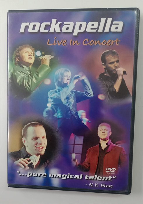 Dvd Rockapella - Live In Concert Editora (2001) [usado]
