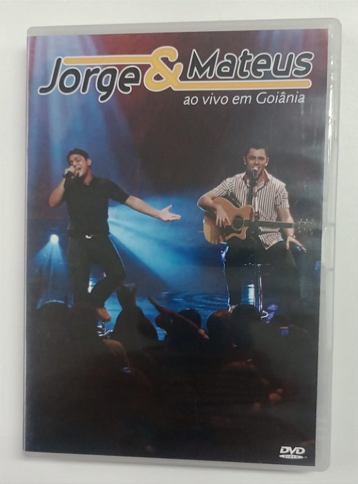 Dvd Jorge e Mateus - ao Vivo em Goiânia Editora (2007) [usado]
