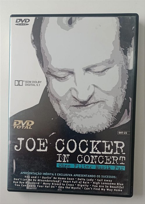 Dvd Joe Cocker - In Concert Editora [seminovo]
