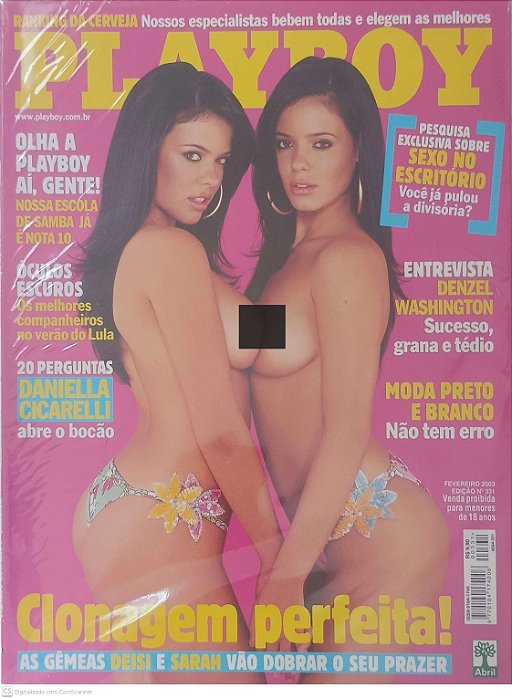 Revista Playboy 331 - Fevereiro 2003 Autor Cicarelli, Daniela (2003) [usado]