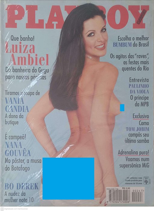 Revista Playboy 247 - Fevereiro 1996 Autor Ambiel, Luiza (1996) [usado]