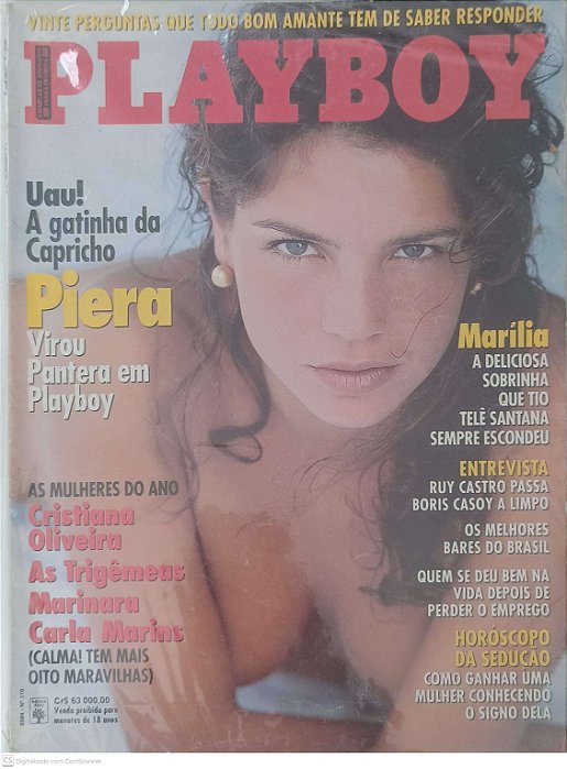 Revista Playboy 210 - Janeiro 1993 Autor Piera (1993) [usado]