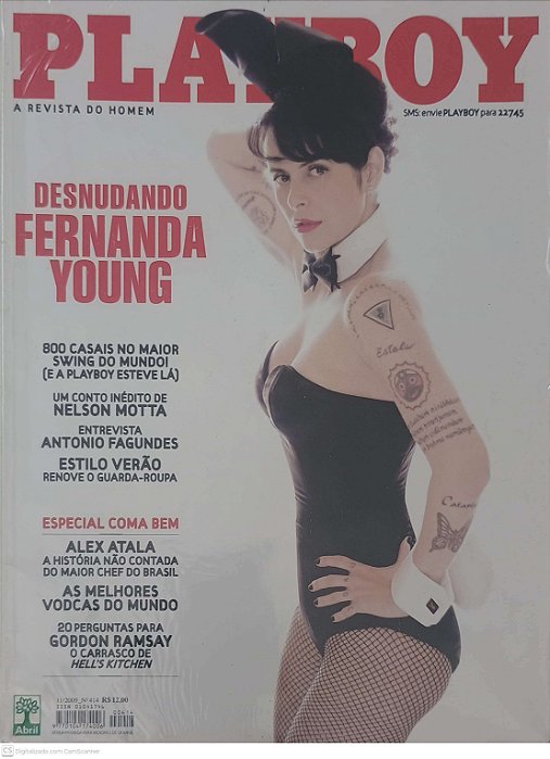 Revista Playboy 414 - Novembro 2009 Autor Young, Fernanda (2009) [usado]