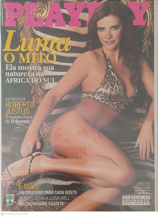 Revista Playboy 354 - Janeiro 2005 Autor Luma (2005) [usado]