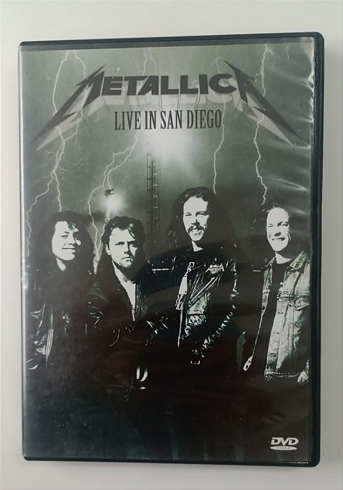 Dvd Metallica - Live In Sandiego 1992 Editora (2009) [usado]