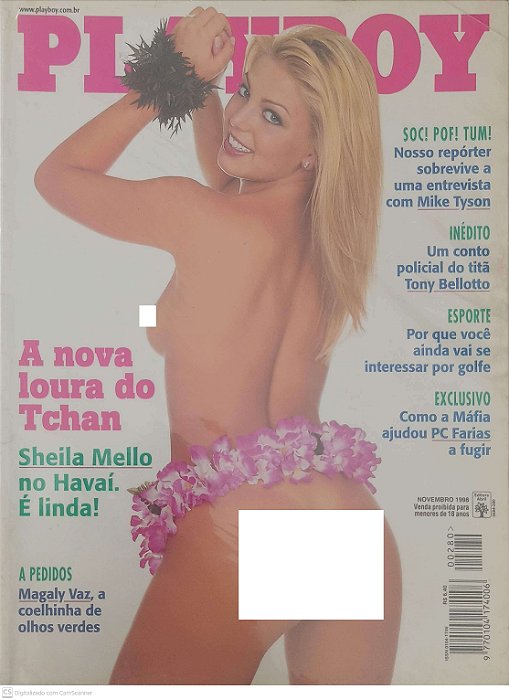 Revista Playboy 280 - Novembro 1998 Autor Mello, Sheila (1998) [usado]