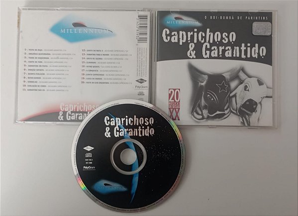 Cd Caprichoso e Garantido / Millennium Interprete Boi-bumbá de Parintins (1998) [usado]