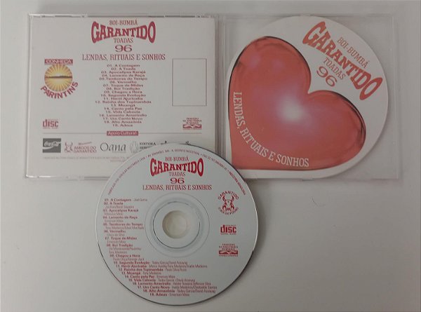 Cd Garantido Toadas 96 Interprete Boi-bumbá [usado]