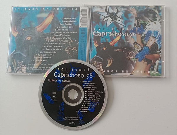 Cd Caprichoso 98 Interprete Boi-bumbá (1998) [usado]